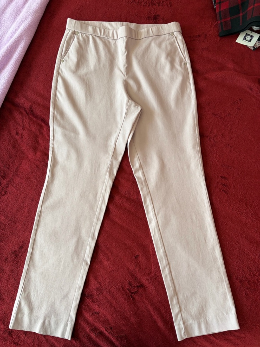 Light Beige tone Slim Trousers
